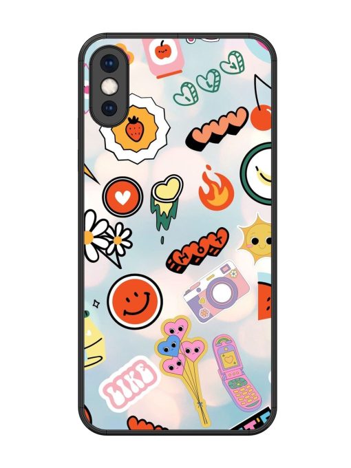 Cheerful Glossy Soft Edge Case for Apple Iphone Xs Max Chachhi