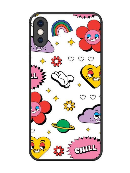 Whimsical Wonderland Glossy Soft Edge Case for Apple Iphone Xs Max Chachhi