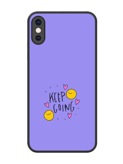 Smiling Through It All Glossy Soft Edge Case for Apple Iphone Xs Max Chachhi