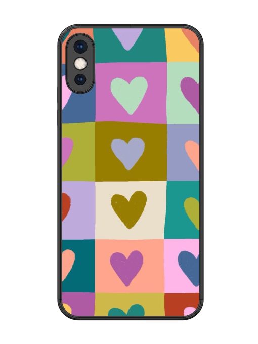 Box Of Hearts Glossy Soft Edge Case for Apple Iphone Xs Max Chachhi