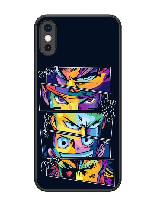 One Piece Powerhouse Glossy Soft Edge Case for Apple Iphone Xs Max Chachhi