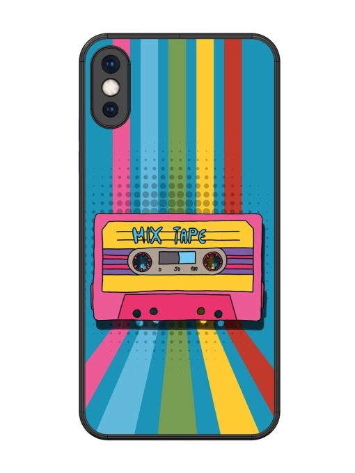 Retro Cassette Tapes Glossy Soft Edge Case for Apple Iphone Xs Max Chachhi