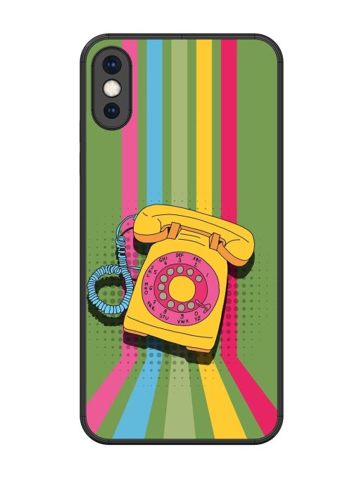 Retro Dialer Glossy Soft Edge Case for Apple Iphone Xs Max Chachhi