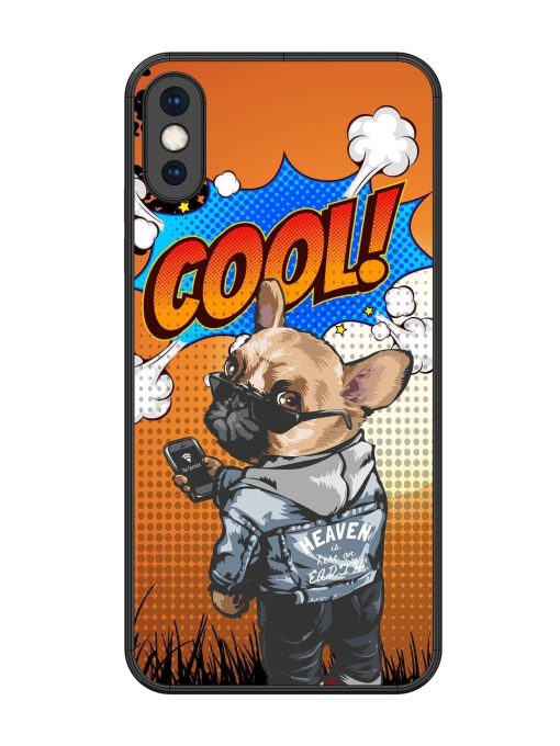 Cool Pup Glossy Soft Edge Case for Apple Iphone Xs Max Chachhi