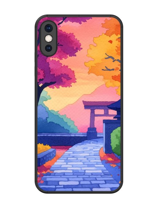 Autumnal Serenity Glossy Soft Edge Case for Apple Iphone Xs Max Chachhi