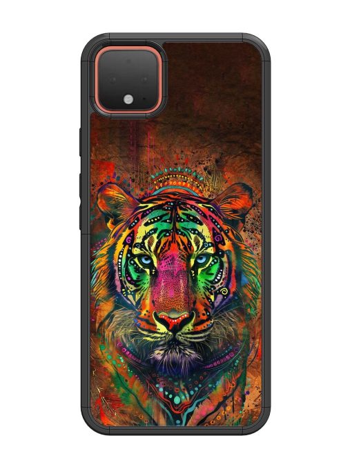 Cosmic Tiger Glossy Soft Edge Case for Google Pixel 4 Chachhi