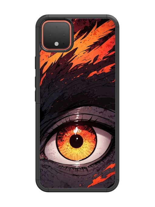 Inferno Gaze Glossy Soft Edge Case for Google Pixel 4 Chachhi