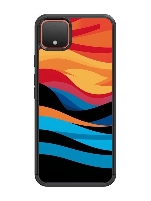 Blazing Currents Glossy Soft Edge Case for Google Pixel 4 Chachhi