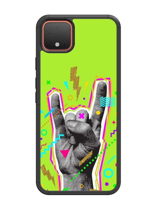 Neon Rock Glossy Soft Edge Case for Google Pixel 4 Chachhi