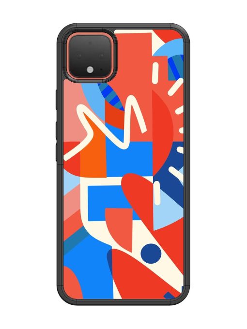 Abstract Harmony Glossy Soft Edge Case for Google Pixel 4 Chachhi