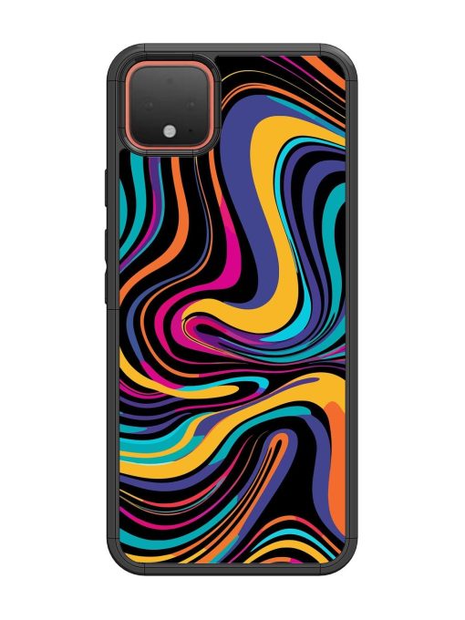 Psychedelic Swirl Glossy Soft Edge Case for Google Pixel 4 Chachhi