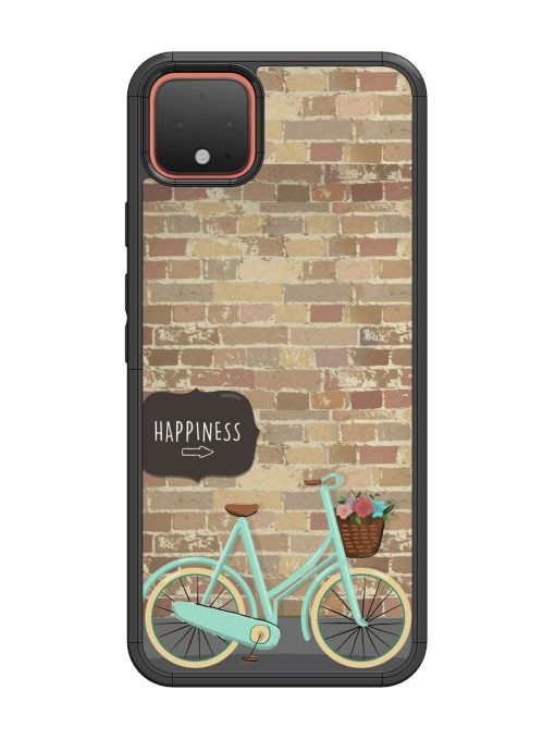 Pedaling Towards Happiness Glossy Soft Edge Case for Google Pixel 4 Chachhi