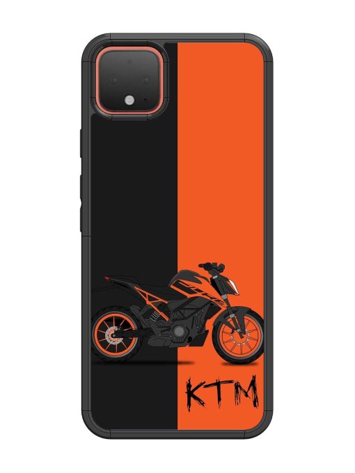 Orange Beast Glossy Soft Edge Case for Google Pixel 4 Chachhi