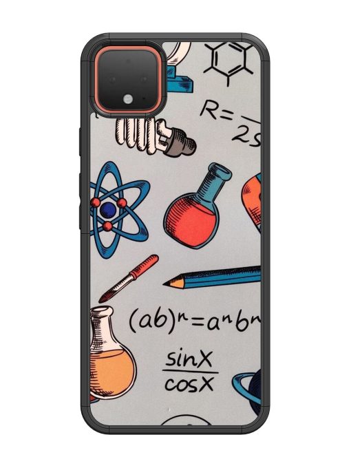 Science Doodle Glossy Soft Edge Case for Google Pixel 4 Chachhi