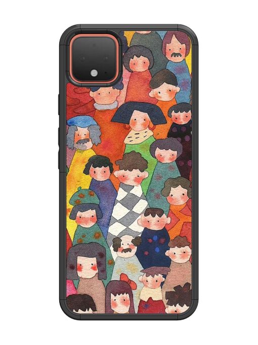 Blooming Arcs Glossy Soft Edge Case for Google Pixel 4 Chachhi