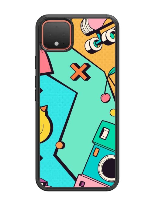 Retro Remix Glossy Soft Edge Case for Google Pixel 4