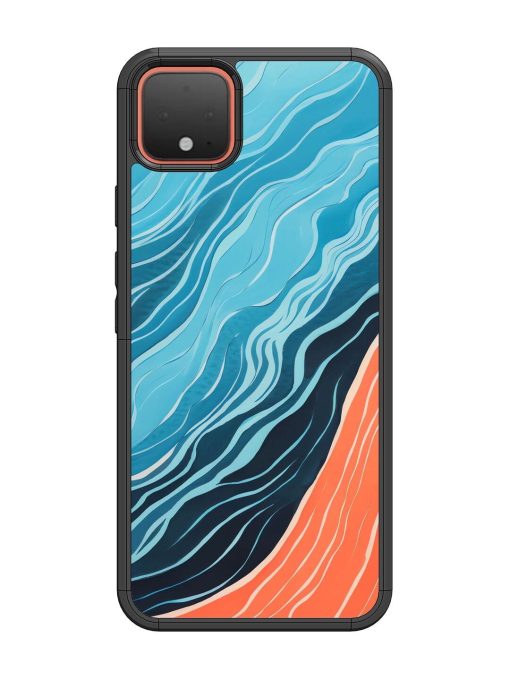 Oceanic Divide Glossy Soft Edge Case for Google Pixel 4 Chachhi