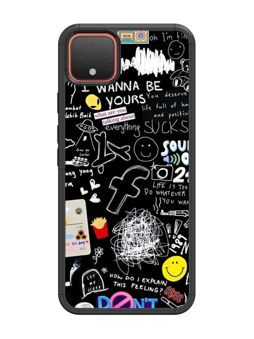 Doodle Diary Glossy Soft Edge Case for Google Pixel 4 Chachhi