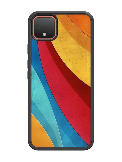 Curving Canvas Glossy Soft Edge Case for Google Pixel 4 Chachhi