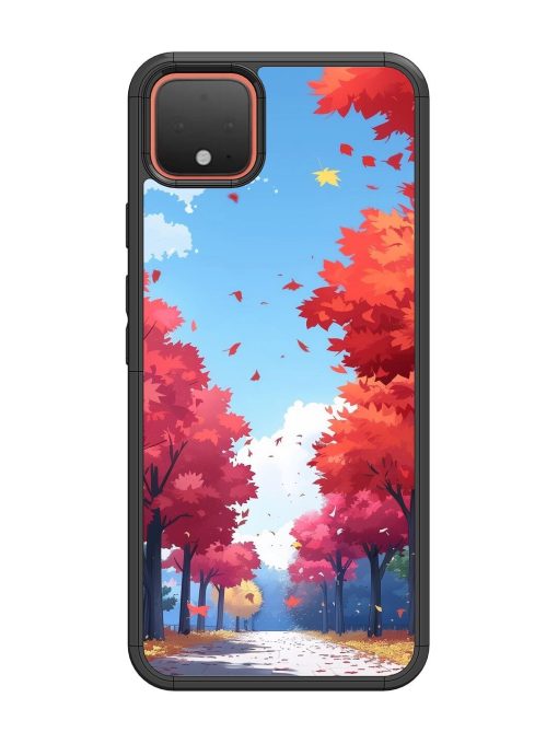 Autumn'S Embrace Glossy Soft Edge Case for Google Pixel 4 Chachhi