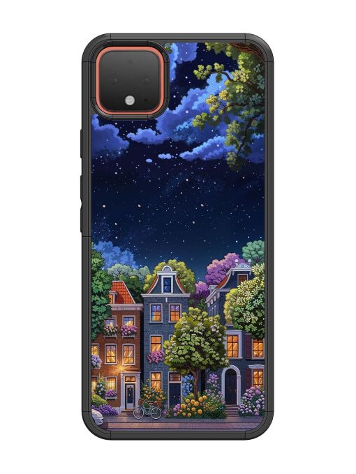 Moonlit Streets Glossy Soft Edge Case for Google Pixel 4 Chachhi