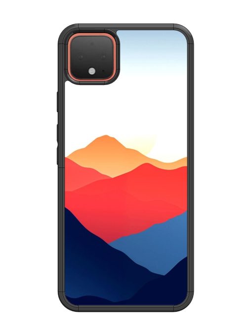 Sunset Peaks Glossy Soft Edge Case for Google Pixel 4 Chachhi