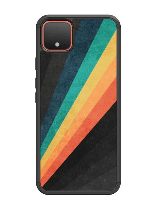 Retro Spectrum Glossy Soft Edge Case for Google Pixel 4 Chachhi