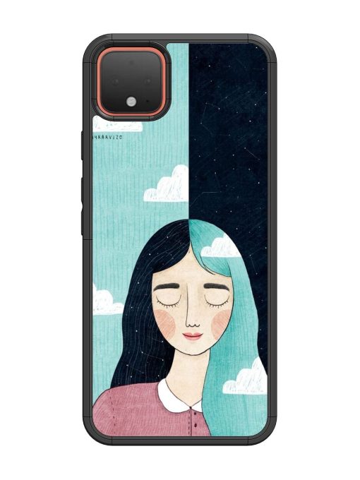 Between Day And Night Glossy Soft Edge Case for Google Pixel 4 Chachhi