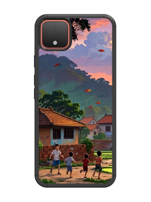 Sunset Play Glossy Soft Edge Case for Google Pixel 4 Chachhi