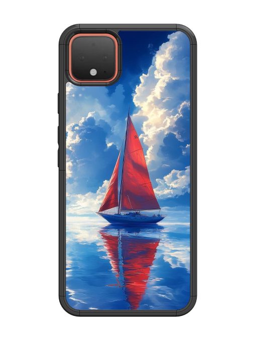 Crimson Sails Glossy Soft Edge Case for Google Pixel 4 Chachhi