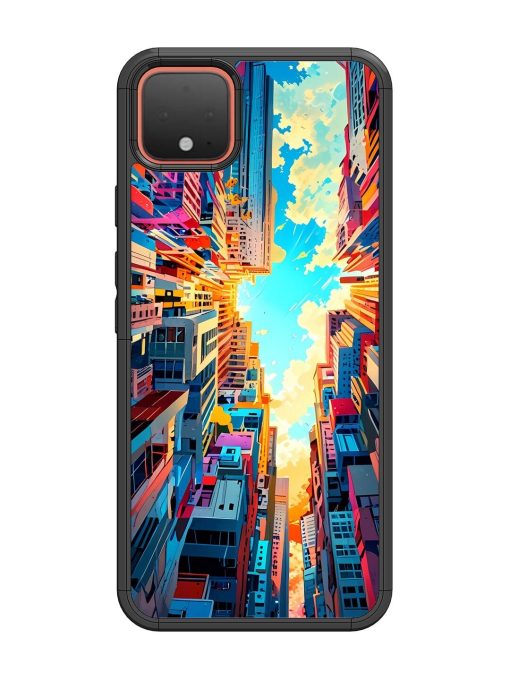 Skyward City Glossy Soft Edge Case for Google Pixel 4 Chachhi