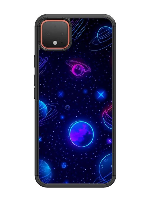 Neon Cosmos Glossy Soft Edge Case for Google Pixel 4 Chachhi