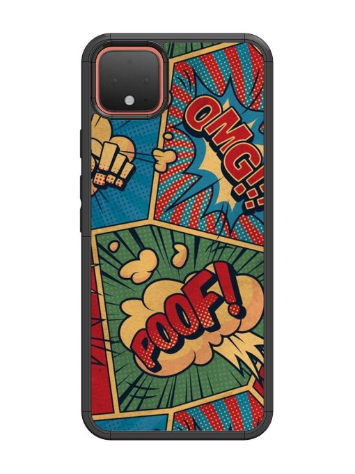 Comic Book Chaos Glossy Soft Edge Case for Google Pixel 4 Chachhi