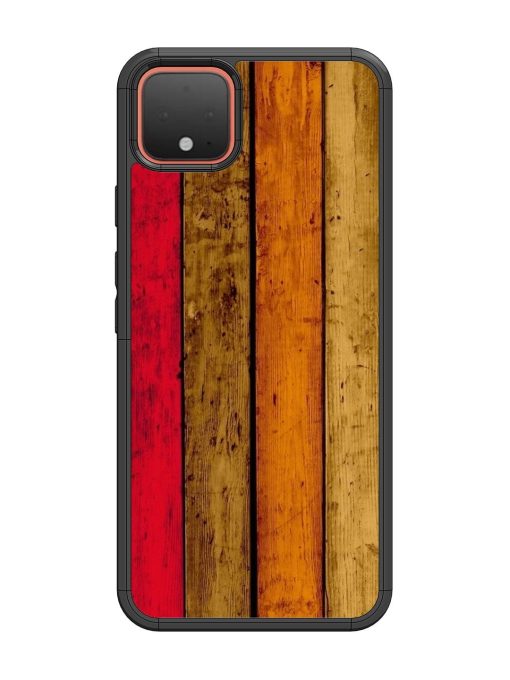 Colorful Woodgrain Glossy Soft Edge Case for Google Pixel 4 Chachhi