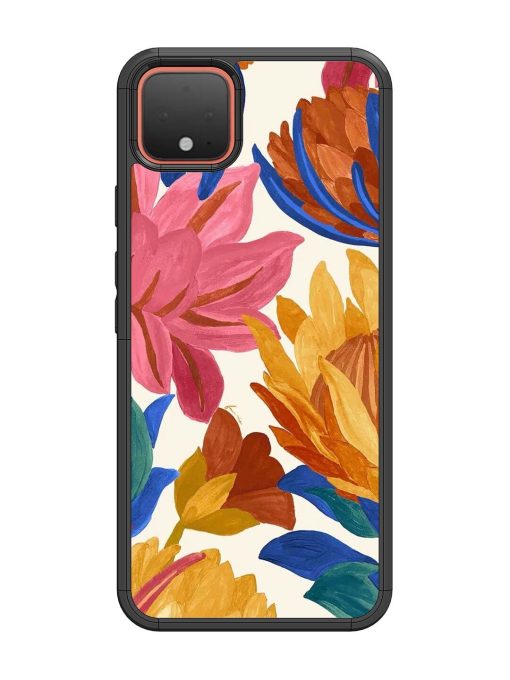 Blooming Tapestry Glossy Soft Edge Case for Google Pixel 4 Chachhi