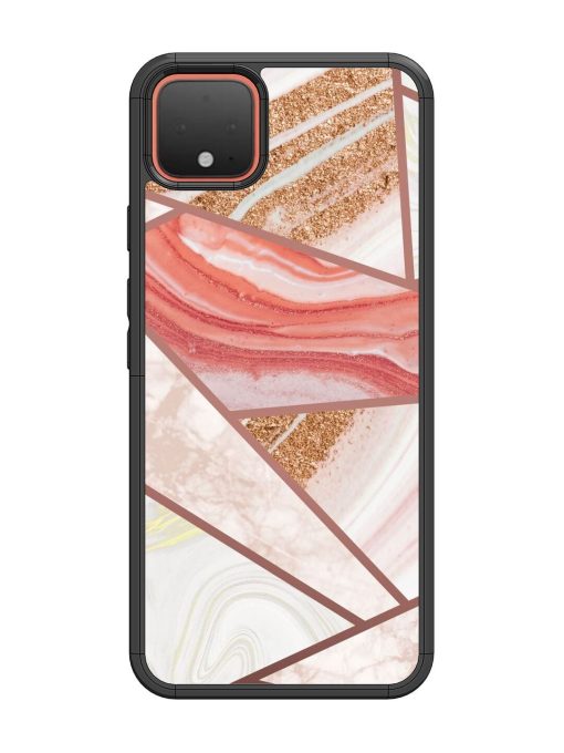 Rosy Mosaic Glossy Soft Edge Case for Google Pixel 4 Chachhi