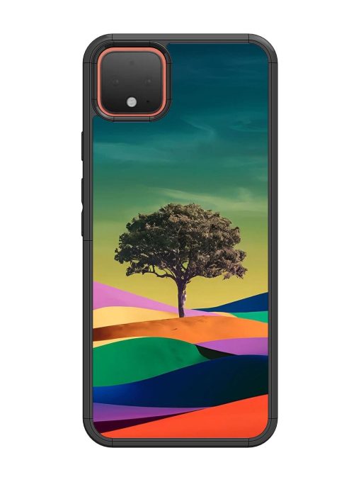 Rainbow'S Lone Sentinel Glossy Soft Edge Case for Google Pixel 4 Chachhi