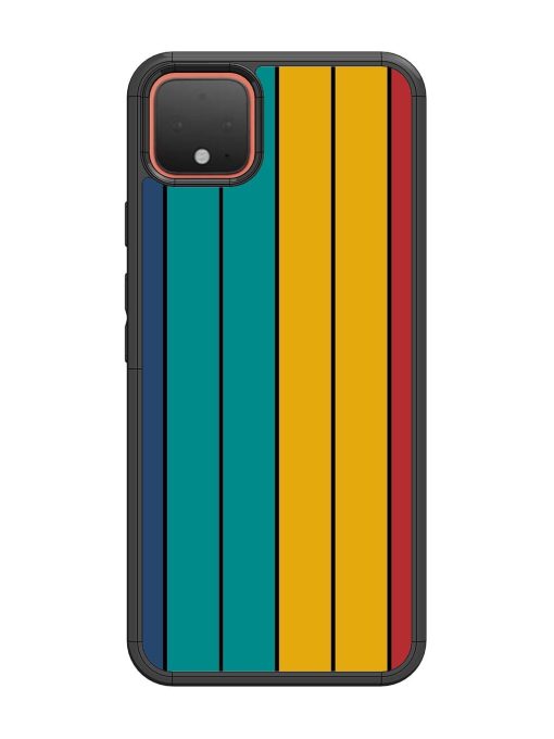 Retro Stripes Glossy Soft Edge Case for Google Pixel 4 Chachhi