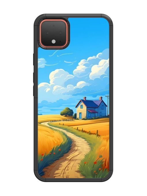 Countryside Cottage Glossy Soft Edge Case for Google Pixel 4 Chachhi