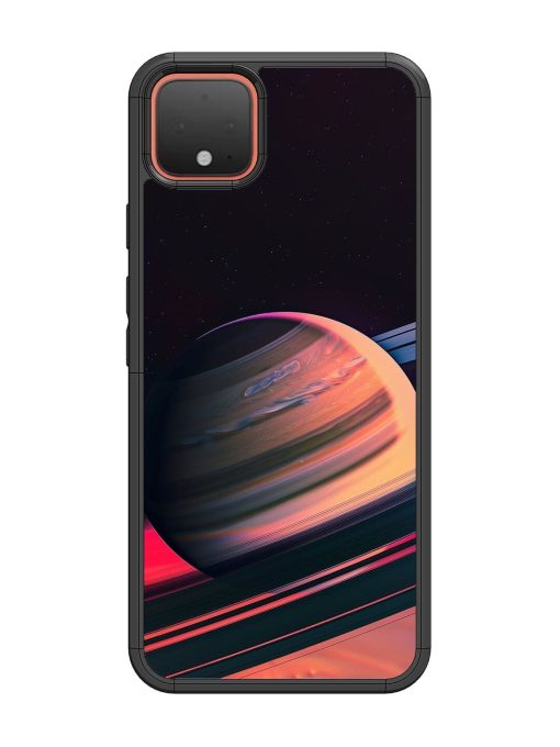 Neon Saturn Glossy Soft Edge Case for Google Pixel 4 Chachhi