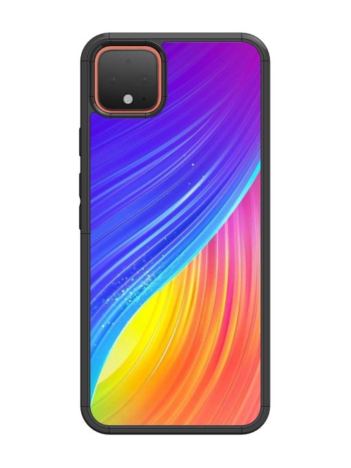 Neon Swirl Glossy Soft Edge Case for Google Pixel 4 Chachhi