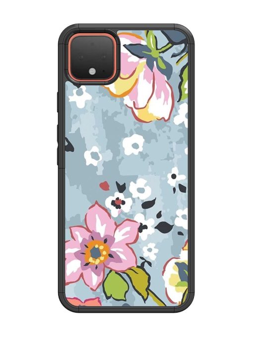 Floral Fantasy Glossy Soft Edge Case for Google Pixel 4 Chachhi