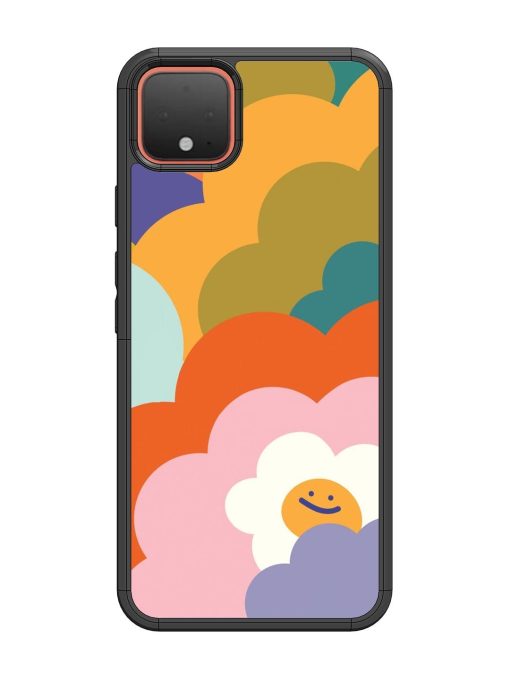 Happy Flower Power Glossy Soft Edge Case for Google Pixel 4 Chachhi