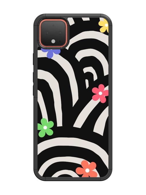 Rainbow Arcs Glossy Soft Edge Case for Google Pixel 4