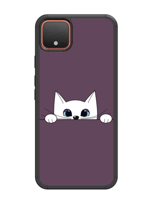 Peek-A-Boo Kitty Glossy Soft Edge Case for Google Pixel 4 Chachhi