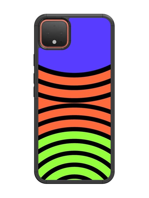 Psychedelic Stripe Symphony Glossy Soft Edge Case for Google Pixel 4 Chachhi