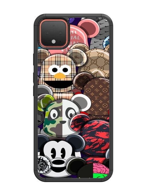 Streetwear Bearbrick Extravaganza Glossy Soft Edge Case for Google Pixel 4 Chachhi