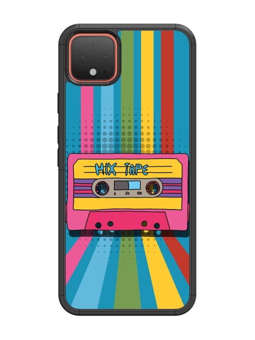 Retro Cassette Tapes Glossy Soft Edge Case for Google Pixel 4 Chachhi