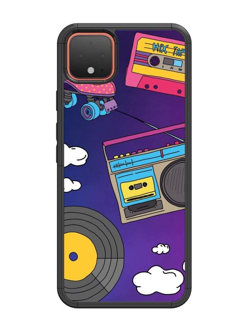 Retro Vibes Glossy Soft Edge Case for Google Pixel 4 Chachhi