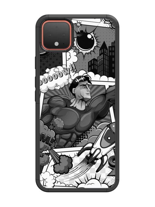 Comic Book Chaos Glossy Soft Edge Case for Google Pixel 4